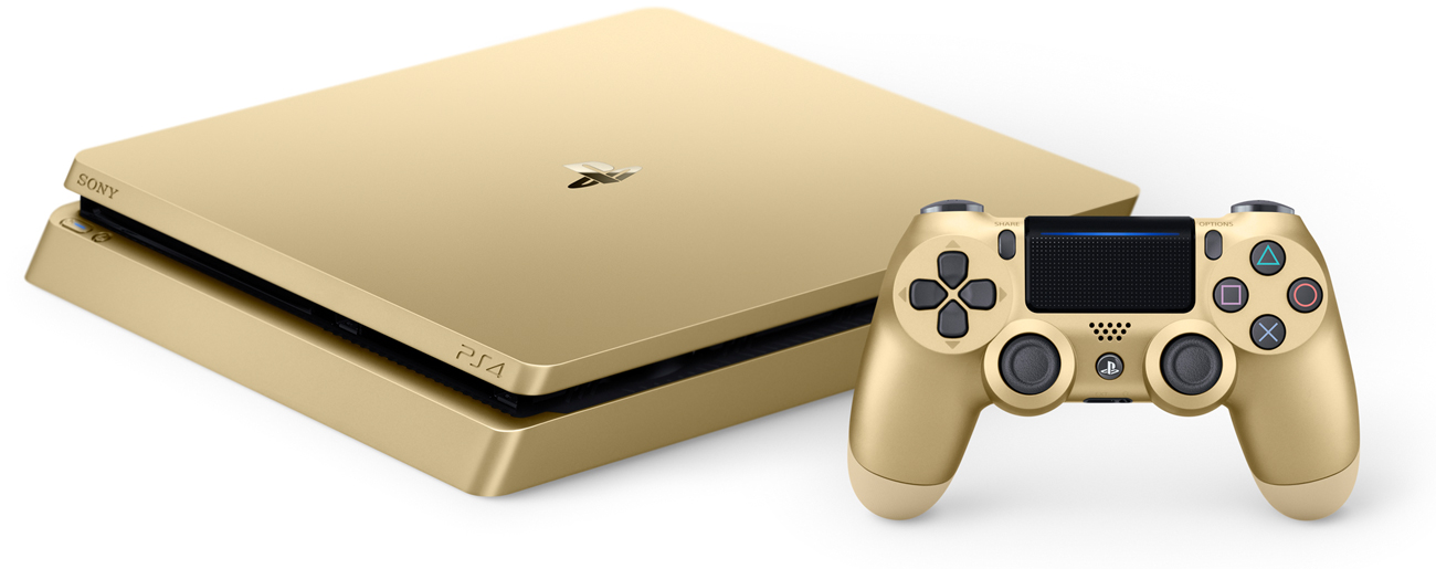 Sony PlayStation 4 500GB SLIM Złota + PAD - Konsole